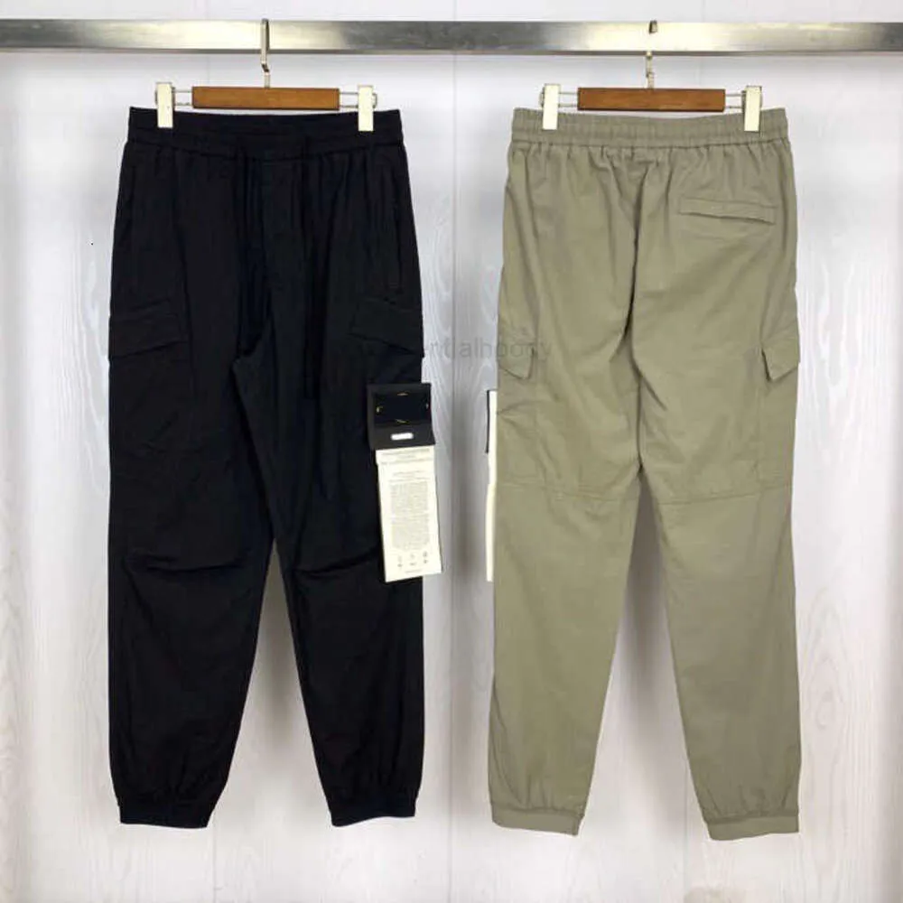 Calças da empresa Homens e mulheres com bússola crachá bordado bolso de carga casual calça designer pedra treino bottoms cp ilha corredores sweatpants