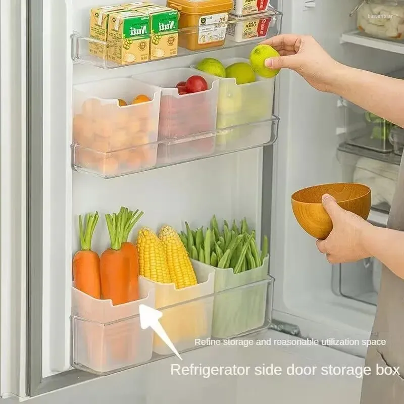 Storage Bottles Refrigerator Side Door Box Desktop Pen Holder Home Sundries Refine Kitchen Fruit Food Organizer Stationery