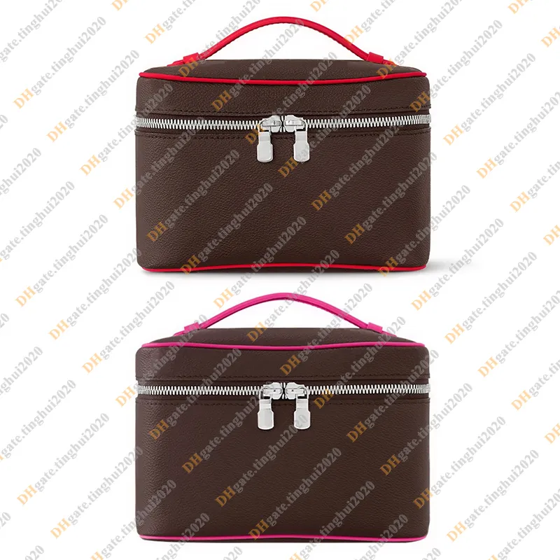 Moda moda swobodny design luksus ładny mini kosmetyczna torba toaletowa torebka top lustro Jakość M46766 M46767 torebka torebka