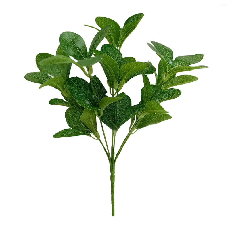 Flores decorativas plantas artificiais samambaias simulação folha plantas falsas folhas verdes decorar pano de seda decoração filme criativo tecido falso