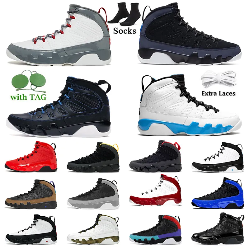 2024 Männer Basketballschuhe 9s Jumpman 9 Light Olive Concord Change