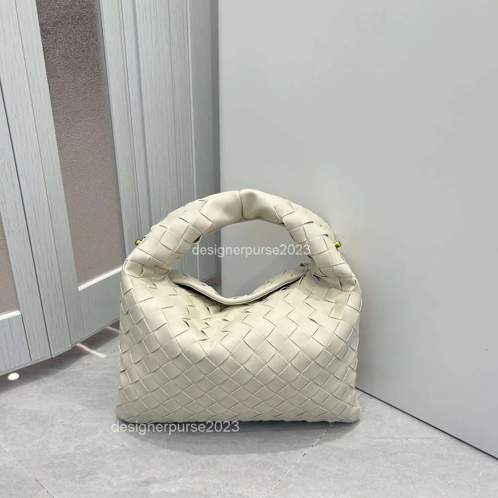 Box New Mini 2023 Hop Woven Tote One Designer Autumn/Winter Bag Leather Women's Women's Lunch Purse Simple Bags Shoulder VBOTTEGA Crossbody Handbag I2A1