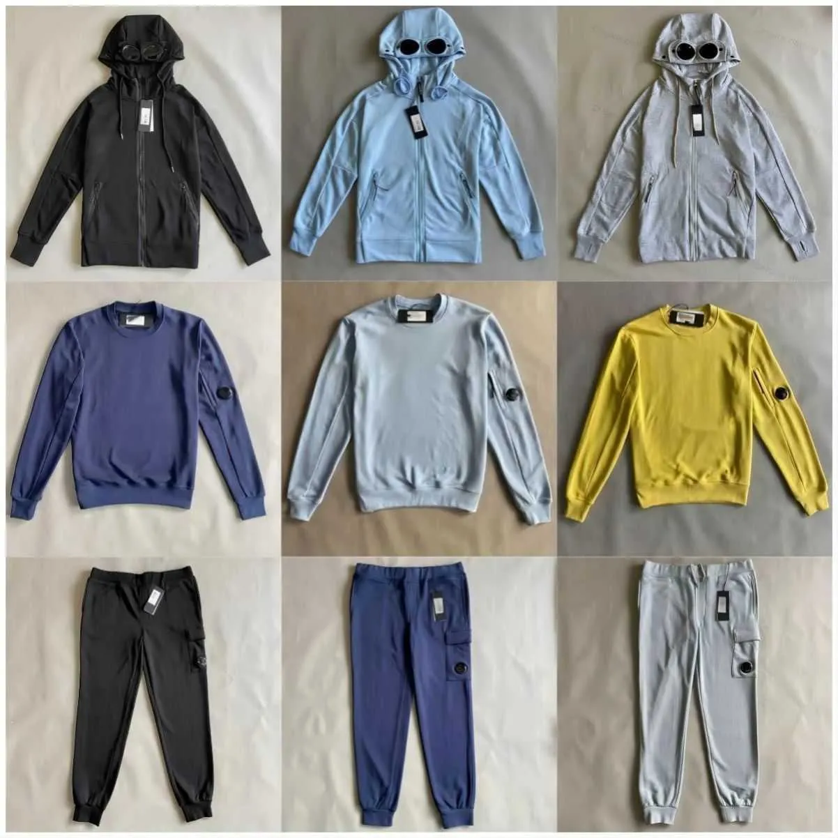 Sweats à capuche pour hommes Sweatshirts Printemps Automne et Sweat à capuche de haute qualité pour femmes Top en coton Terry Material Mode 2023 CP Companies Compagnie Compagnies k9