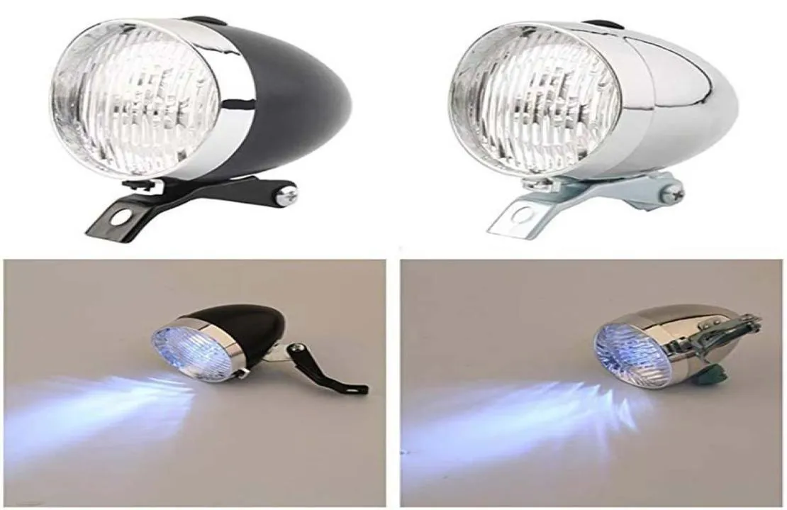 Phare de vélo, feu avant de vélo, lampe rétro Vintage de haute qualité, Lights1812708