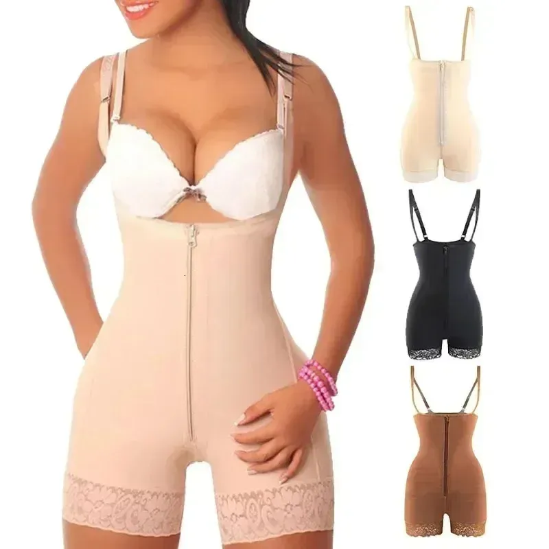 Cintura barriga shaper calças corpo reforçado em um bodysuit para mulher hip levantamento e contração abdominal 231214