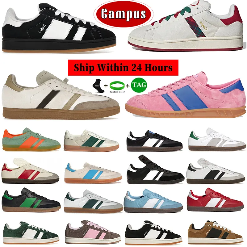 Campus 00s Designer Sapatos Homens Mulheres Gazelle Negrito Plataforma Sneakers Camurça Low Top Treinadores De Couro OG Vegan Nuvem Branco Gum Veet Pink Glow 62