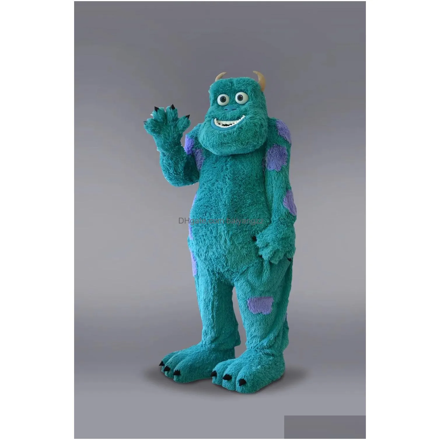 Mascot Scary Blue Monster Costume ADT Size Halloween Street Funny Drop Delivery Apparel Costumes DHZR9