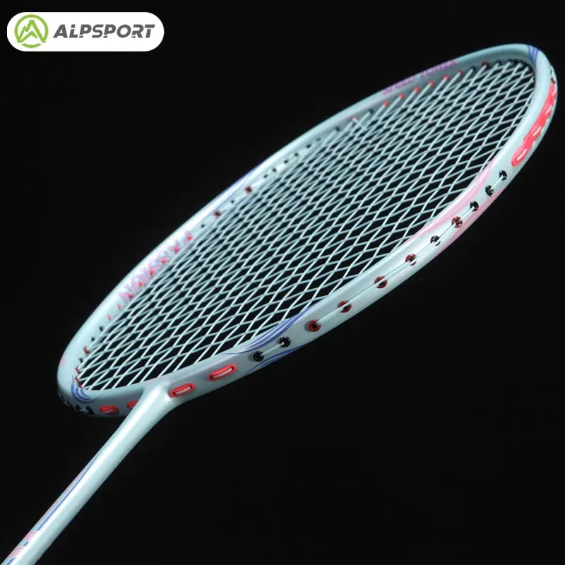 Badminton String ALP FZ Racket Ultra light 8U 62g Original Customized 100 Full Carbon Secondary Reinforcement Shock Absorption 231213