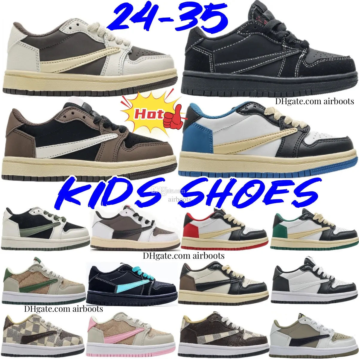 Chaussures enfants 1 Reverse Moka 1S Baskets de basket-ball garçons filles bas Pour enfant jeunesse chaussure pour bébé og bébé course enfants baskets de sport noir Phantom Olive Fragment