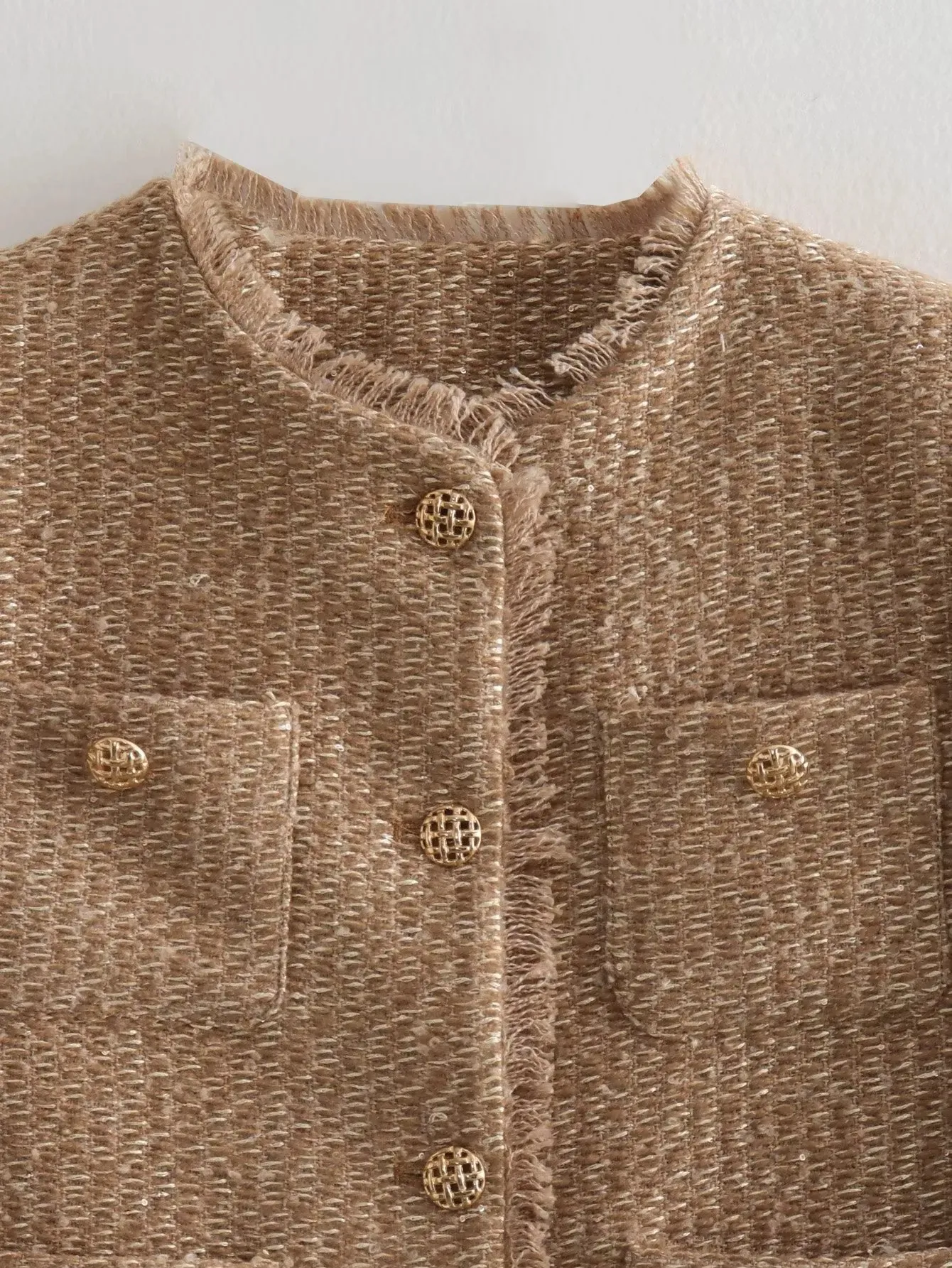 ジャケット・アウター 8on8 22aw camel tweed wool coat 8on8 22aw camel tweed wool coat