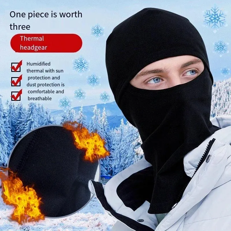 Bandanas WEST BIKING Winter Warm Tactical Balaclava For Cycling Hiking Hat Motorcycle MTB Windproof Full Face Mask Thermal Sport Gear