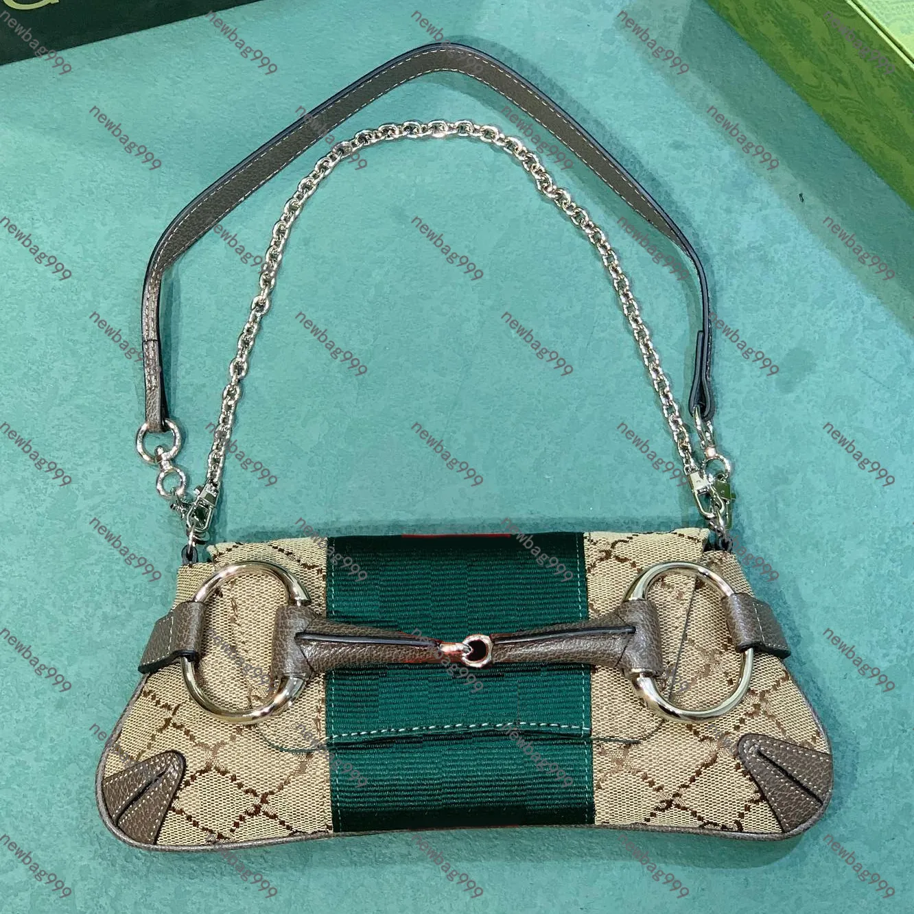 Bolso de hombro de diseñador, bolso de cuero para mujer, bolso de mano de lujo, bolso de hombro con cadena, bolso de cuero de alta calidad, billetera para mujer 764339 Bolso cruzado