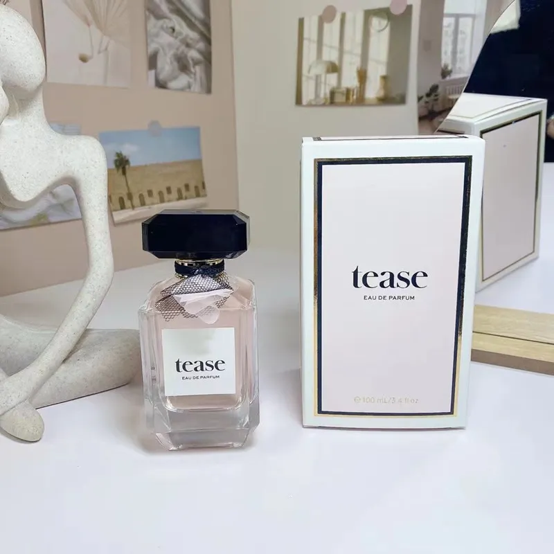 Nieuwste geheime parfum 100 ml tease creme cloud geur vrouw Eau de Parfum candy noir Langdurige geur merk EDP sexy meisje vrouwen dame parfum spray hoge kwaliteit