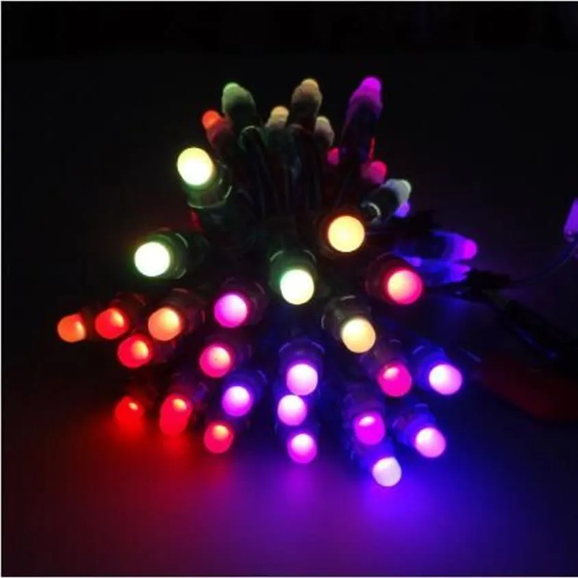 1000pcs WS2811 12V RGB Addressable LED String Lights – Digital Pixels, Remote, IP68 Waterproof