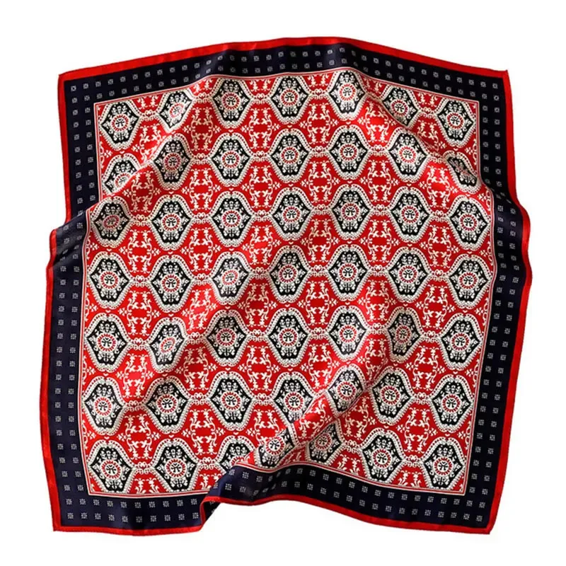 Foulards Écharpe 100% Soie Bandana Femmes Foulards Carrés Wrap Foulard Mulberry Printemps Mode Luxe Haute Qualité Bandeau Hijab Châles 231213