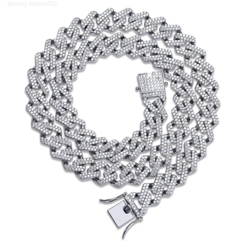 Bijoux Hip Hop 14mm, chaîne à maillons cubains, ras du cou, collier Hip Hop pour hommes, bijoux à la mode