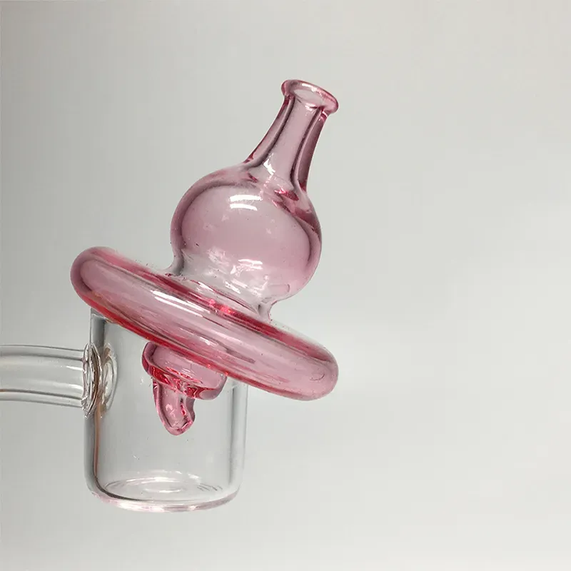 Semi-transparent Glass Carb Cap Bubble Dome for Quartz Banger Nails Smoking Water Pipes Dab Oil Rigs Bong Accessories