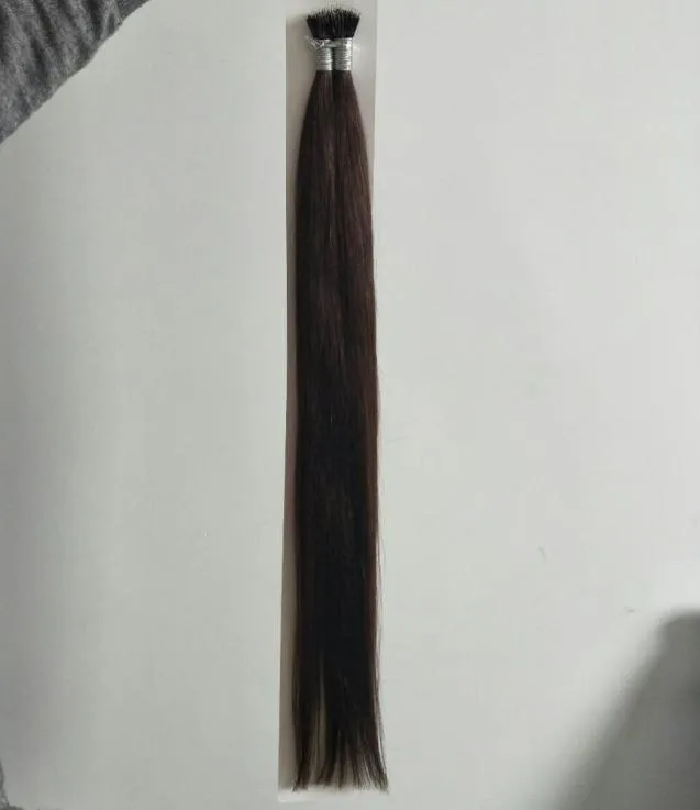 Elibess Hairrussian Remy Nano Halkası İnsan Saç Uzantıları 16 KONUSU 26 KONUCU KARŞI KULLANIM NANO YÜZEYİ SAÇLARI 2 KOYU 5126594