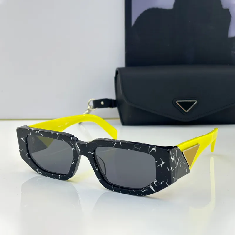 クラシックサングラスプラッドグラスメンデザイナーサングラスヨーロッパアメリカンスタイルの屋外ゴーグルアセテートサングラスUV400ユニセックス眼鏡トライアングルロゴ