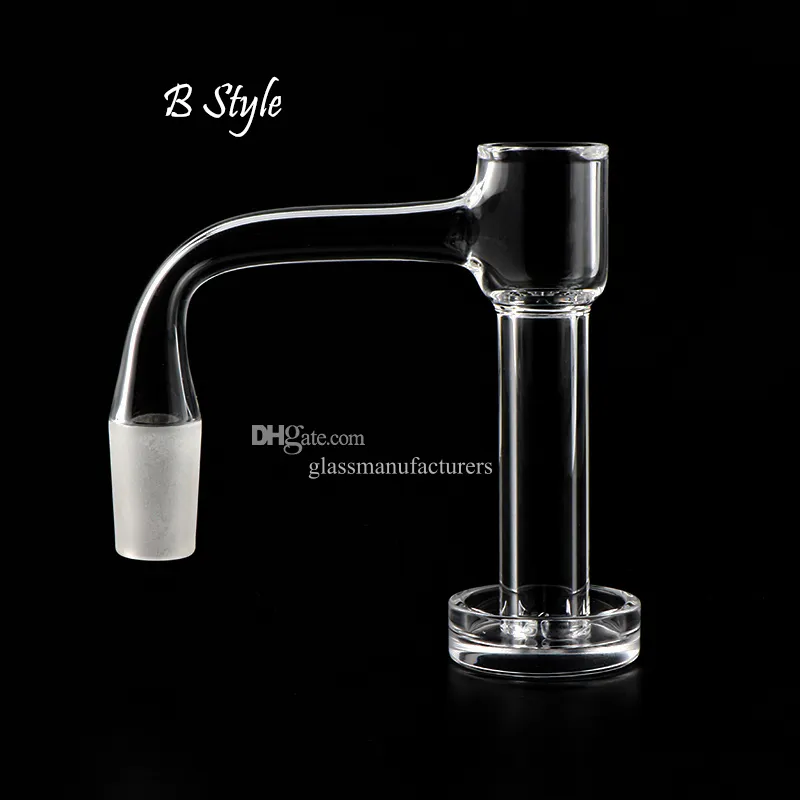 Dym pełny spoin kwarcowy kwarc banger paznokcie z 10 mm 14 mm 18 mm męskie stawy samice Suitfor Glass Water Bongs