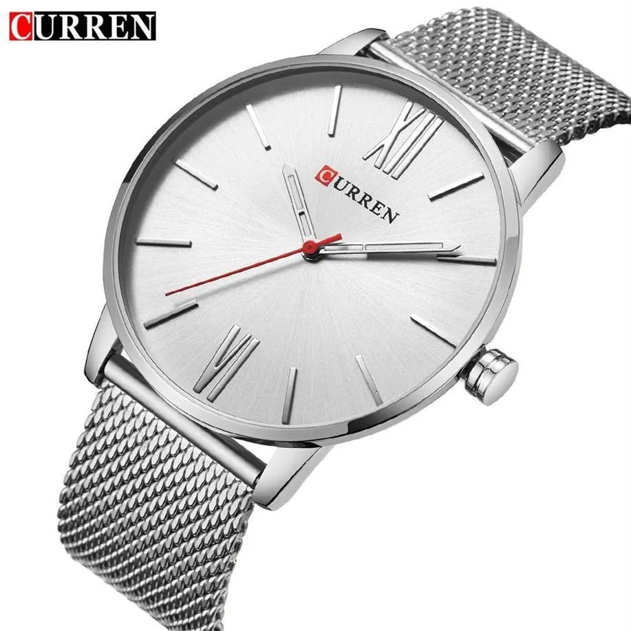 Curren Retro Design Популярные часы Аналоговые военные спортивные часы Quartz мужские наручные часы Relogio Masculino Montre Homme294f