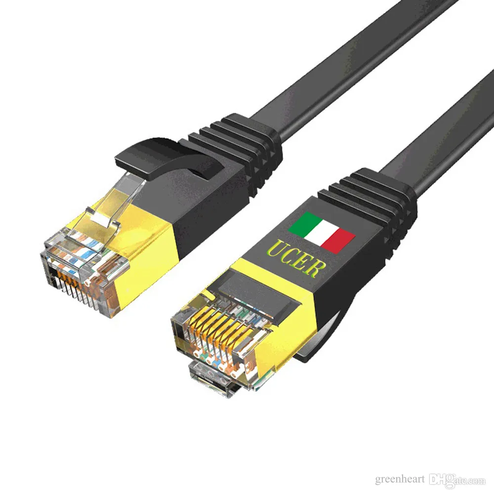 UCERイーサネットケーブルLANケーブルSFTPラウンドRJ45ルーター用モデムPCケーブル用ネットワークケーブル