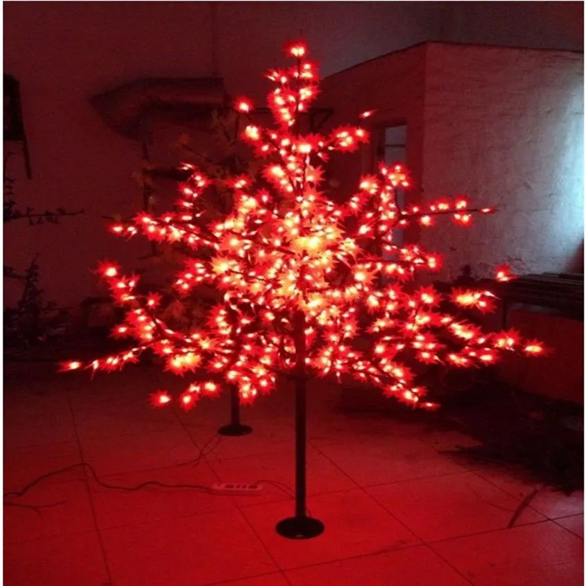 LED Artificiel Maple Tree Light Light de Noël 672pcs Bulbes LED 1 8m 6ft Hauteur 110 220VAC Utilisation d'extérieur imperméable Utilisation 209U