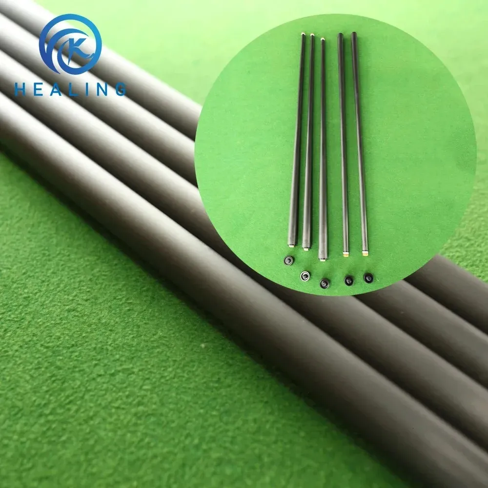 Billiard Cues Customized 100 Carbon Fiber Black Technology Shaft Of Pool Cue Front Part for PlayBreakSnooker with foam 231213