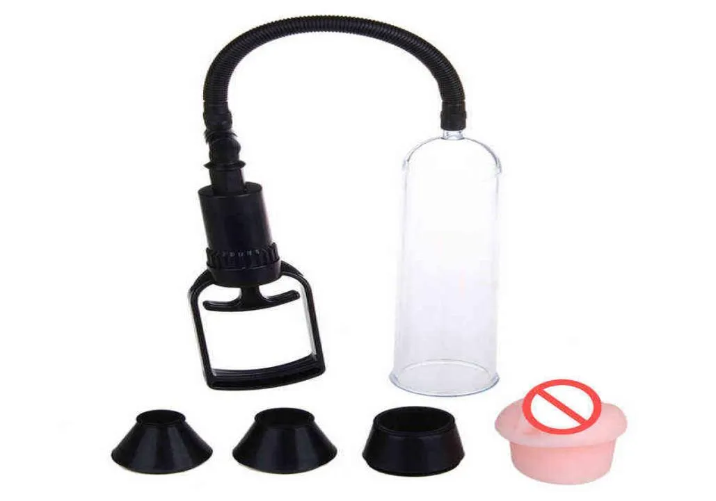 NXY Giocattoli per pompe sessuali Ingrandisci Pennis Aumenta l'allargamento Vacuum Trainer Cock Dick Extender Massaggiatore maschile Giocattoli per uomini 18+ 12276986904