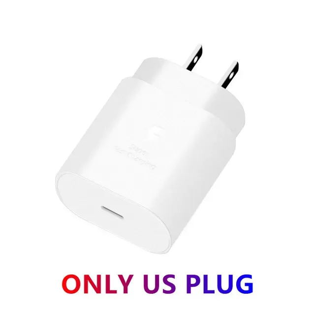 Quick  For Samsung S21 S22 Ultra Note 20 10 Galaxy A50 A51 A52 A72 A73 A33 5G Phone 25W PD Surper Fast Adapter Type-C To USB C Cable