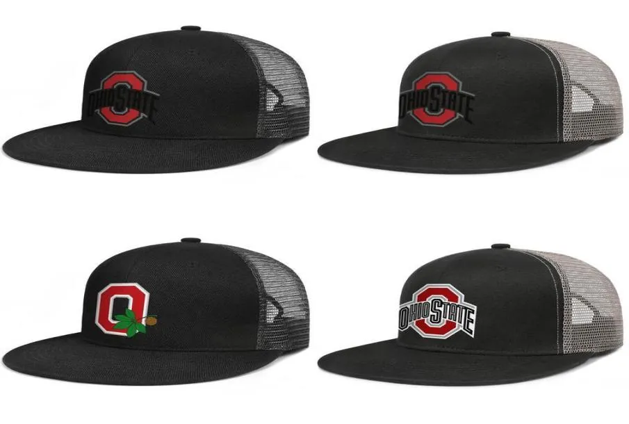 Ohio State Buckeyes Mens och Womens Grid Baseball Cap Cool Design Your Own Hip Hopflat Brimhats Primary Team Logo Sport 388 Footba5283218