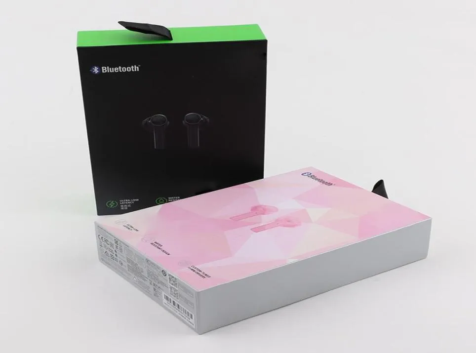 Razer hammerhead hörlurar trådlösa Bluetooth -hörlurar True hörlurar stereo headset touch control öronsnäckor med laddning case1526598