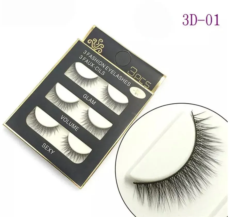 3D Mink Hair False eyelashes 16 Styles Handmade Beauty Thick Long Soft Mink lashes Fake Eye Lashes Eyelash 