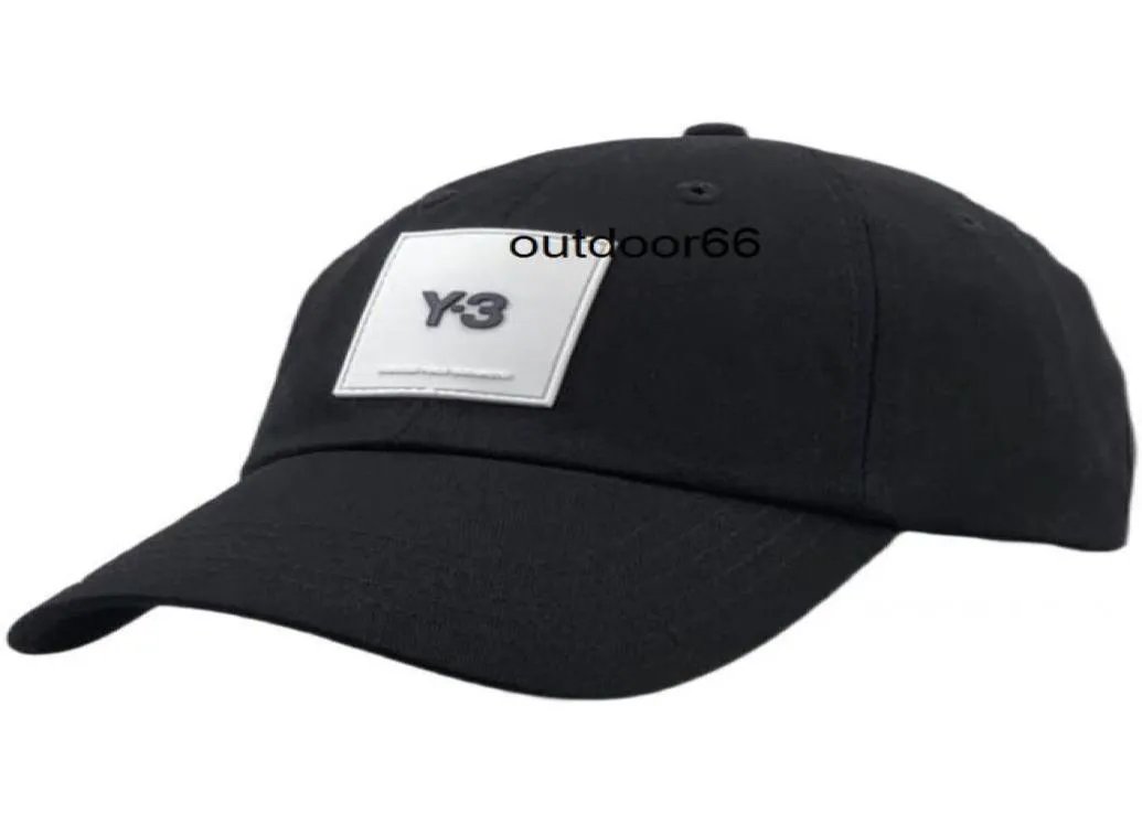 New baseball cap simple Y3 white standard men039s trendy tongue hat soft top outdoor sun hat ins trendy brand fashion hat6114377