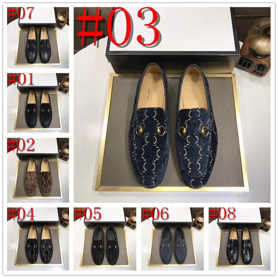 40Model 2024 Toppkvalitet Men Designer Dress Shoes Oxfords äkta läder italienska formella skor för Man Party Classic Black High Korean Storlek 6-12