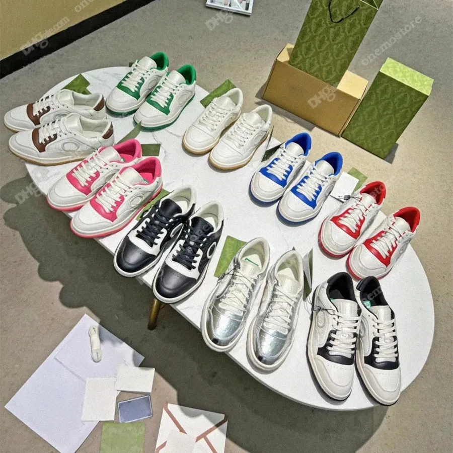 Tasarımcı GC Mac80 Sıradan Ayakkabı Erkek Kadın Spor Ayakkabıları Eğitmenleri Bayan Sneaker Chaussures İşlemeli Mektuplar Düz Ayakkabı
