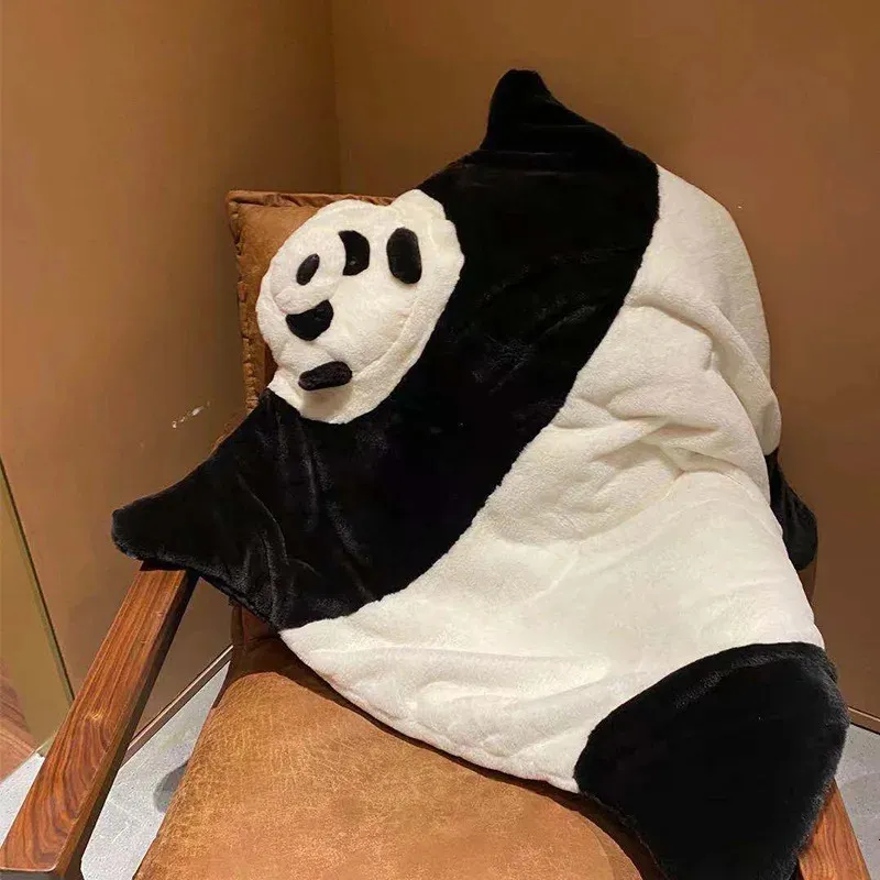 Blankets Panda Home Blanket Summer Office Nap Air Conditioning Thin Small Quilt Children s Birthday Gift 231214