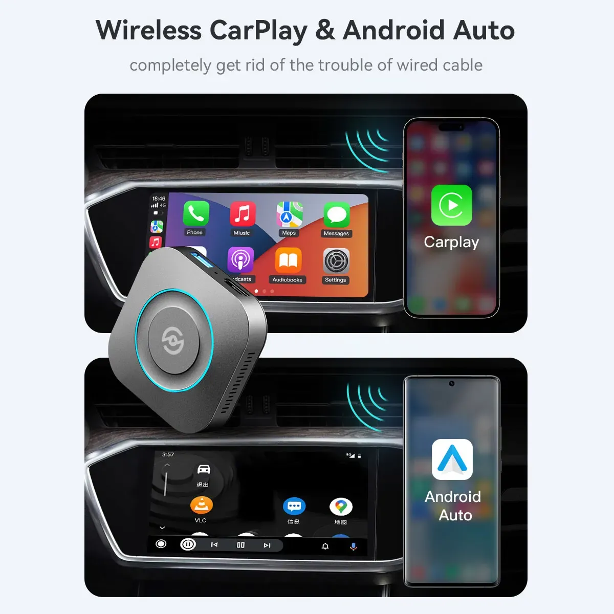 CarPlay Ai Box Mini: Wireless CarPlay & Android Auto Dongle, Android 11 for Wired CarPlay Vehicles CarPlay Ai Box Mini: Wireless CarPlay & Android Auto Dongle, Android 11 for Wired CarPlay Vehicles