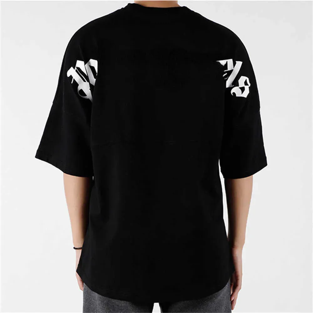 T-shirt Homme Vintage à Manches Courtes - Imprimé Décontracté, été, En Coton/polyester