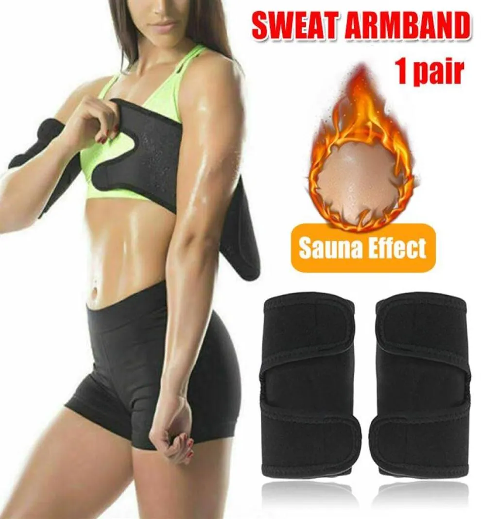 1 paar Arm Trimmer Zweet Sauna Riem Shaper Vetverbranders Body Slanker Cincher Trainer Sport Armwarmers Drop 245L8191931