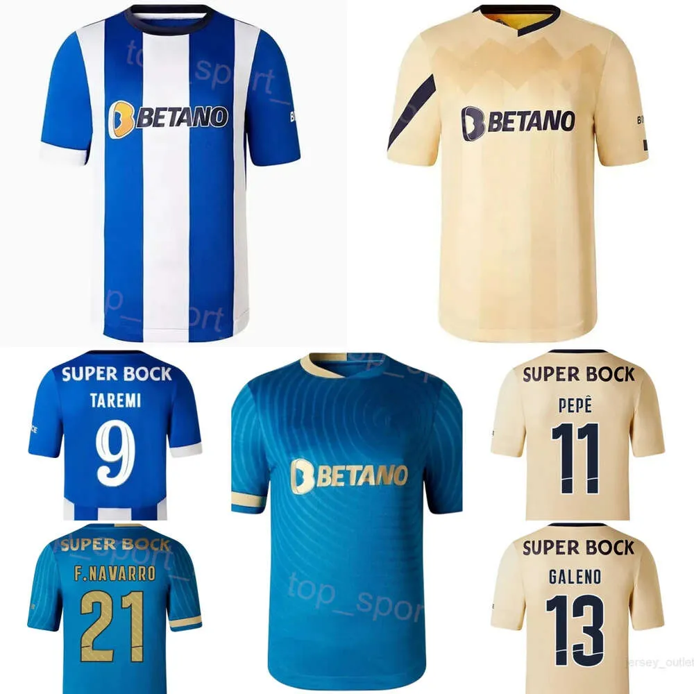 Equipo del club FC Portos Soccer 9 Mehdi Taremi Jerseys 23 24 Mans 6 Stephen Eustaquio 29 Toni Martinez 10 Francisco Concumicao 70 Goncalo Borges Fútbol Camisa de fútbol Uniforme uniforme