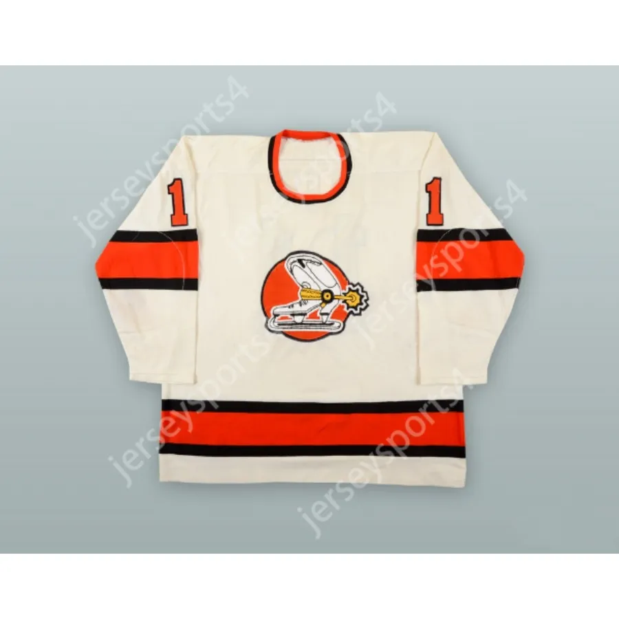 Anpassad 1975-76 Wha Ron Delorme 11 Denver Spurs White Hockey Jersey New Top Stitched S-M-L-XL-XXL-3XL-4XL-5XL-6XL