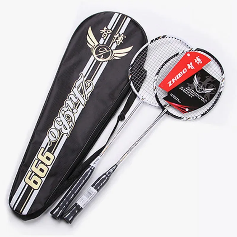 Badminton String 2pcs Racket 7U 100 Carbon Fibe W4 Offensiver Ultralight Professional Raqueta Outdoor Training With Free Bag 231214