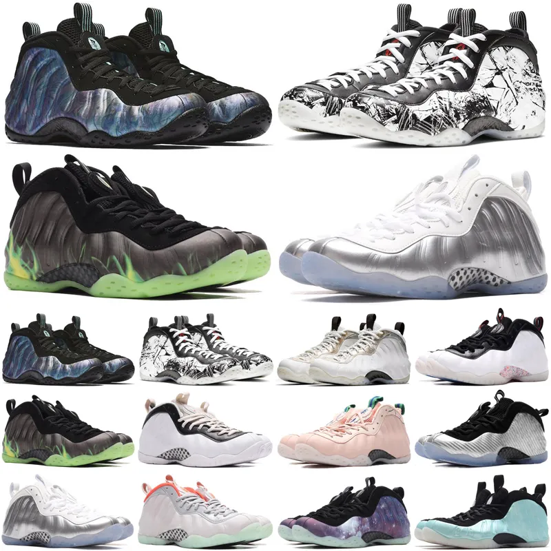 Foamposite أحذية كرة السلة واحدة Foamposites Penny Hardaway Men Paranorman تحطمت على اللوحة الخلفية المدربين في الهواء الطلق.