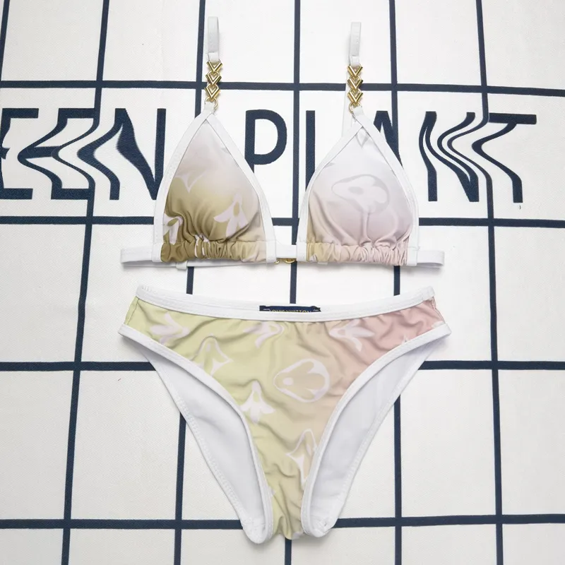 Designer G Sexig bikini Set för kvinnor Bandage baddräkt Twopieces Crop Top badkläder thong baddräkt med hög midja strandkläder g405 strand badkläder kvinnlig biquini