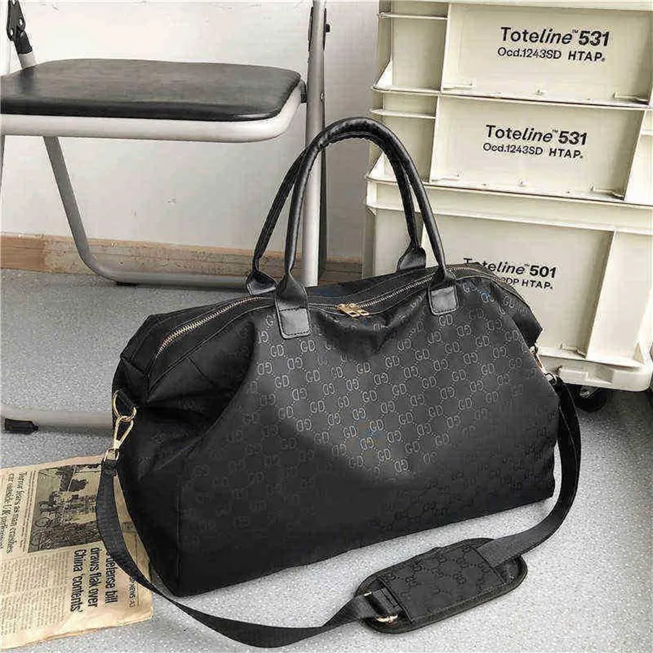 Duffel Bags Business Trip Kort avstånd Enkel hand Kvinnans bagage Män ljus Stora kapacitet Resor Fitness BA317J