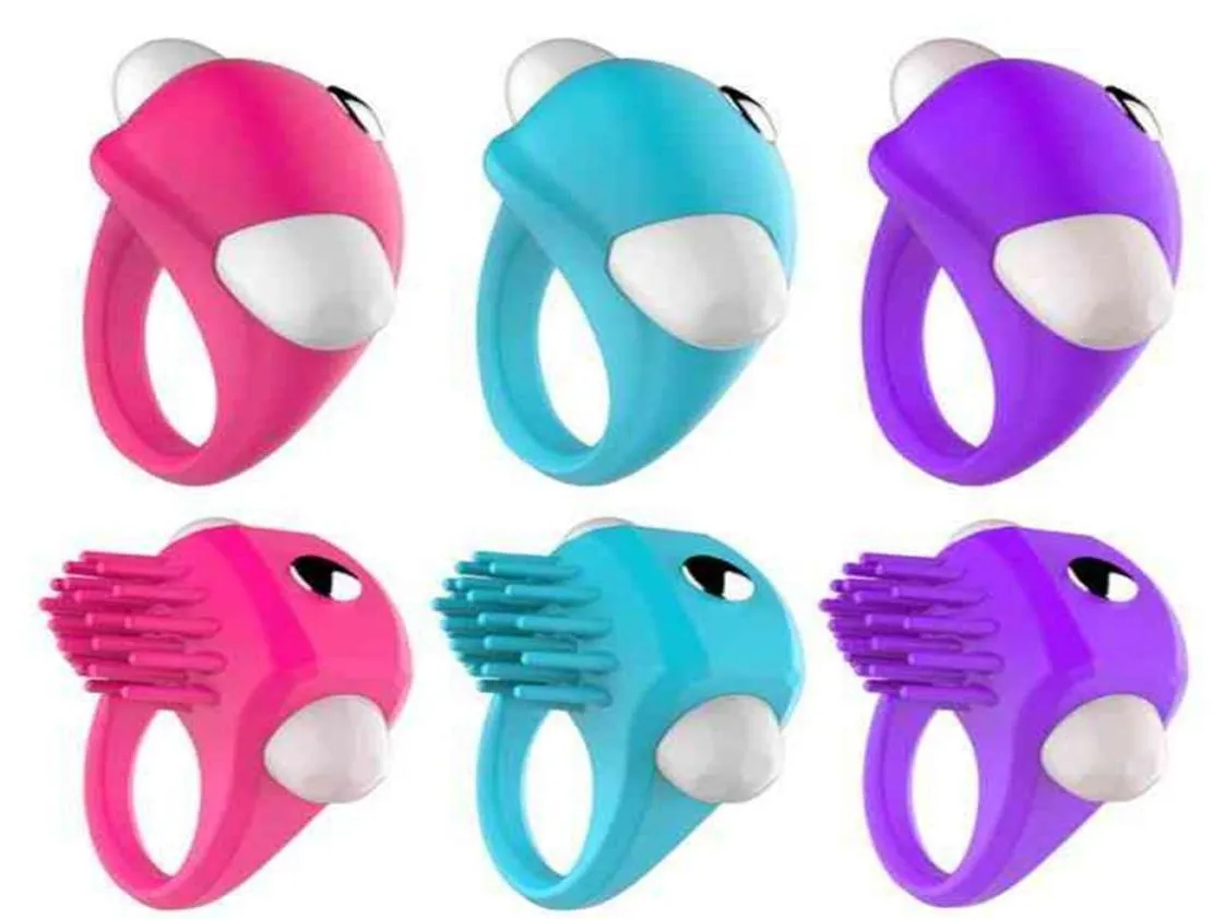 NXY Sex Cockrings nieuwe vibratorring voor Pennis Extender Vertraging Ejaculation Man Toys Super Vibration 1119252Z1802305