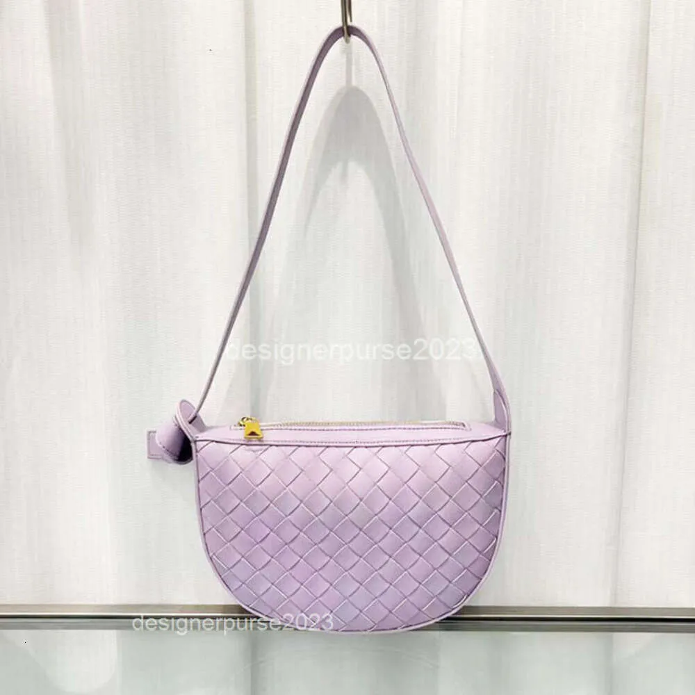 Sac de créateur décontracté femmes sac à main sacs à bandoulière Vbottega 2023 Mini lever du soleil automne unique hiver nouveau populaire polyvalent en cuir tissage sous les bras sac à main R1D3