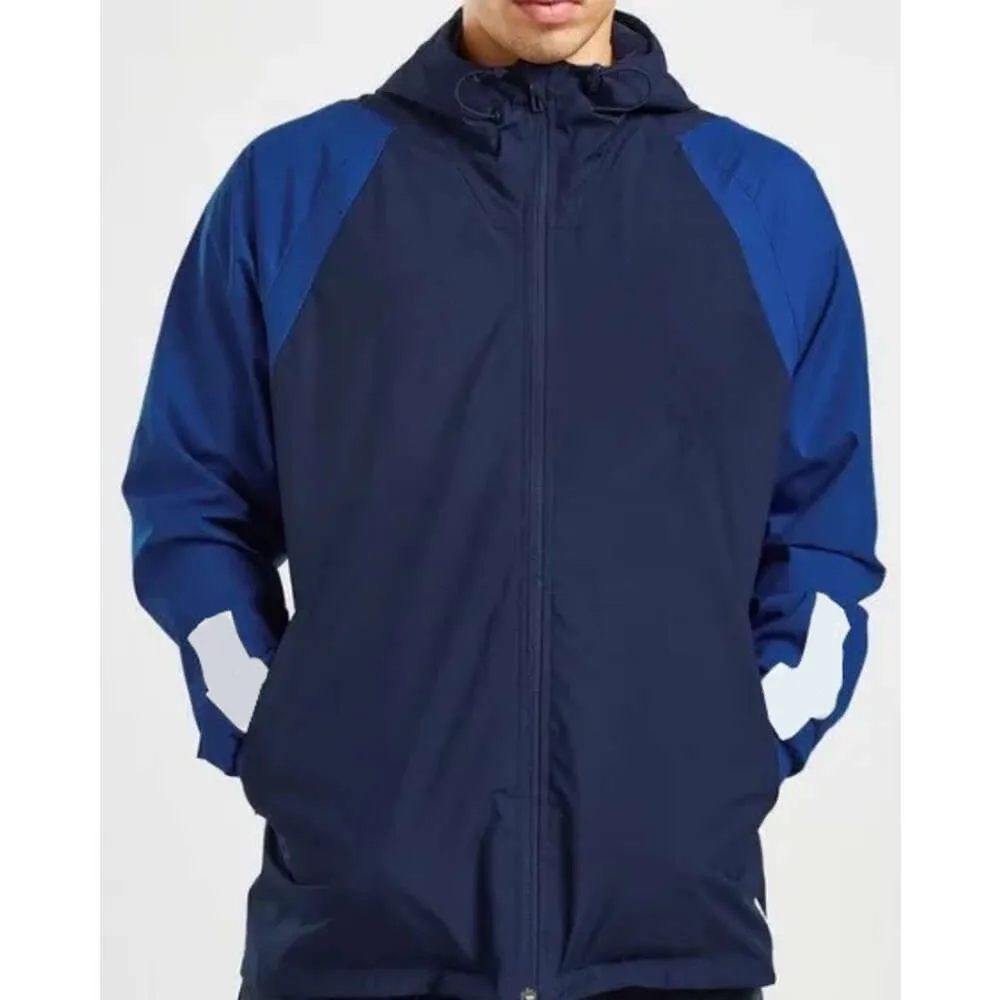 Mens navy top blue windbreaker jacket
