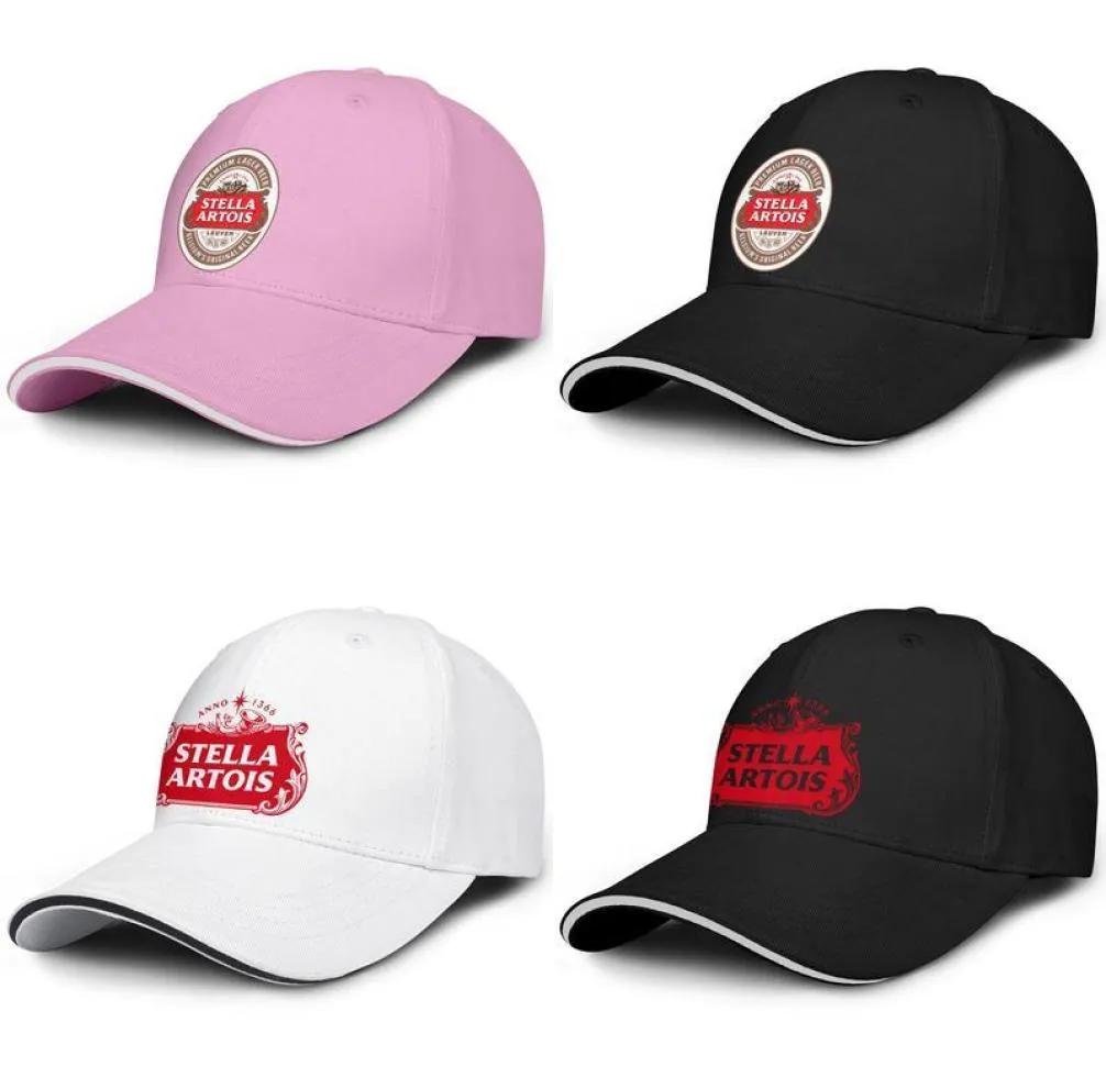 Unisex Stella Artois Beer Logo Mode Baseball Sandwich Hoed Blank team Vrachtwagenchauffeur Cap STELLA ARTOIS PREMIUM BELGIAN BEER logo A3697191